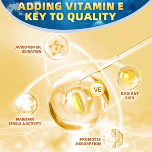 Integratori per la Salute Cardiovascolare con Formula Personalizzata OEM, Capsule Triple Omega 369 con EPA e DHA per Azione Anti-Infiammatoria - Product Image 3