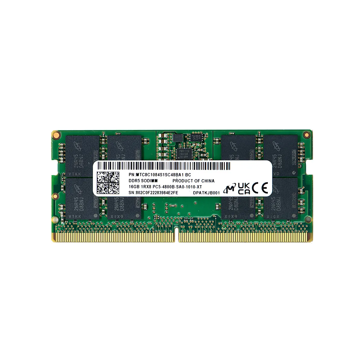 Micron SODIMM 8GB 16GB PC5 DDR5 4800mhz 5600MHZแล็ปท็อปRAMสําหรับDell HP Lenovoและระบบอื่นๆหน่วยความจําramแล็ปท็อปเดสก์ท็อป16GB