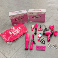Salon de coiffure pour filles ensemble sèche-cheveux ciseaux kit de coupe de cheveux semblant de jouer jouets beauté mode jouets