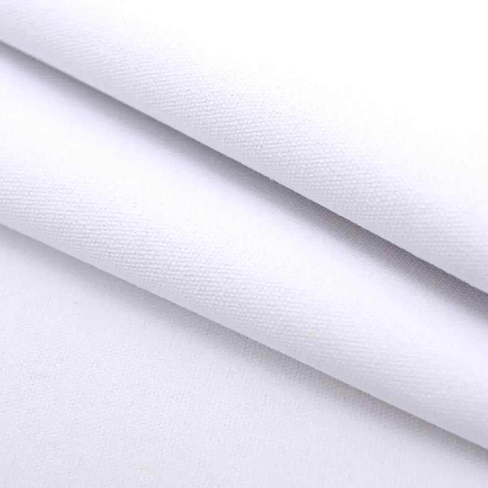Wholesale TC woven white fabric twill 210 gsm medical fabric