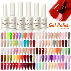Lot de 12 vernis à ongles semi-permanents en gel UV sans HEMA de 15 ml pour manucure française DIY, kit de vernis gel UV semi-permanent, fournitures de nail art à marque privée - Product Image 2