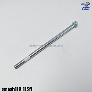 Eje de Rueda Delantero/Trasero <span class=keywords><strong>para</strong></span> Motocicleta Suzuki Smash, Smash110 Smash115FI, Eje de Eje de Rueda M10M12M15, Eje de Pivote del Brazo Oscilante - Product Image 2