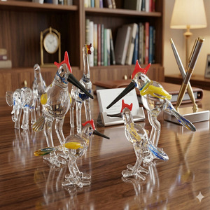 Cúpula de Vidrio Soplado a Mano con Temática Animal, Decoración para el Hogar, Mundo de Vidrio en Miniatura de Rajasthan para Navidad, Día de los Inocentes, Año Nuevo Chino - Product Image 4