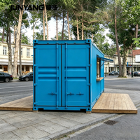 Conteneur restaurant 20 pieds 10 pieds, Vente chaude, Kiosque portable 20 pieds, Café conteneur, Café modulaire préfabriqué modifié