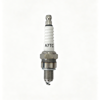Bougie d'allumage A7TC pour moto et scooter 100 110 125 150 Cc, à une ou trois électrodes, à une ou trois pattes, pour moto à cadre courbé, accessoires d'allumage