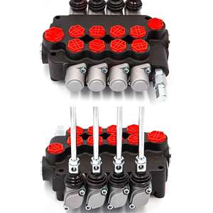 Vannes de commande directionnelles sectionnelles hydrauliques manuelles Hansen P80 avec 1 an de garantie pour les camions à benne basculante - Product Image 3