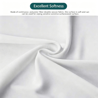 Lingettes en microfibre pour salle blanche, antistatiques, sans peluches, pour le nettoyage des écrans et des lentilles de téléphones portables