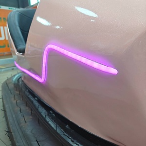 Voiture tamponneuse rose lumineuse à monnayeur, équipement de divertissement électrique interactif parent-enfant pour parc d'attractions - Product Image 5