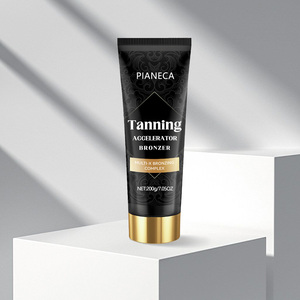 Private Label <strong>Sunbed</strong> Skin Care Body and Face Bronzer Tanning Lotion Accelerator <strong>Tube</strong> 200ml Outdoor Extreme Tanning Cream - Product Image 2
