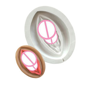 Vroeg opstaander Abalone Model Bakchocolade Siliconen Eco-vriendelijke Cakevorm Vrouwelijke Organen Lollipop Zeep Kaars Harsen - Product Image 5