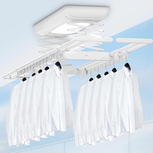 2023 Popular Electric drying clothes rack remote control lift balcony smart home automatic drying clothes rack