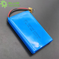 Baterai Li Polymer Isi Ulang Pintar 7.4v LP1365100 Baterai Li Ion 7.4v 6000mah 44.4wh Baterai Lithium Polymer