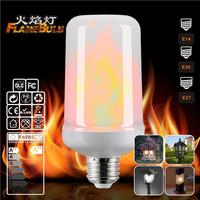 Ampoule led e27, E14, G4, G5.3, G6.35, G8, G9, E11, E12, E14, BA15D, BA15S, E17, effet de flamme vacillante, lampe, 1800k