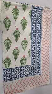 Ethnic Design Hand Block Print Cotton <b>Sarong</b> Lightweight Soft Cotton <b>Wrap</b> Perfect For Pool <b>Beach</b> Vacation Or Relaxed Summer - Product Image 3