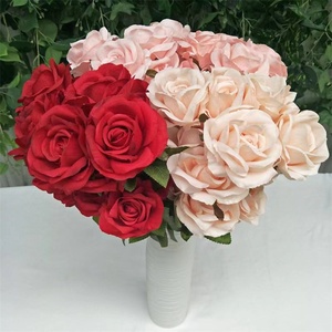C-1065 <span class=keywords><strong>Ted</strong></span> Bakerencylopaedia Floral Soie Artificielle Rose Bouquet Pour La Décoration - Product Image 5