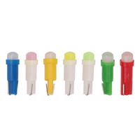 Lampes LED Auto 12V 24V 74 T5 COB 1SMD, ampoules LED de voiture, tableau de bord, lumière de coin, indicateur lumineux, rouge, bleu, vert, jaune