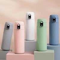Bouteille d'eau en acier inoxydable 316 de 420 ml et 520 ml avec affichage LED de la température, tasse thermos à capteur numérique