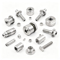 Pièces de machine de fraisage CNC en acier inoxydable sur mesure, haute précision, 5 axes, usinage industriel de l'aluminium, petites pièces