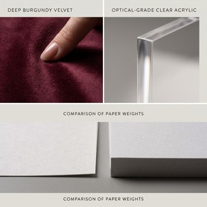 Set di Scatole per Inviti Matrimoniali Arabi di Lusso con Foglia d'Oro |   Fornitore all'Ingrosso di Suite Nikkah in Velluto Tagliato al Laser - Product Image 5