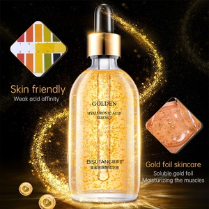 Tik-Tok ขายดี24K โกลด์เซรั่มต่อต้านริ้วรอยสำหรับผิวหน้ากรดไฮยาลูโรนิกสำหรับเอสเซนส์เพื่อผิวขาวกระจ่างใสให้ความชุ่มชื้นด้วยโซเดียม - Product Image 4