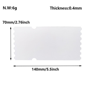 Billets <span class=keywords><strong>de</strong></span> <span class=keywords><strong>concert</strong></span> vierges en plastique PET durable <span class=keywords><strong>de</strong></span> 0,35 mm, les plus vendus, pour sublimation par presse à chaud avec impression UV/par transfert thermique - Product Image 3
