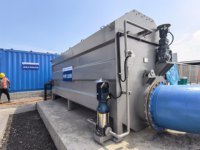 Filter Drum Putar Presisi Khusus 5m3 Per Jam hingga 500m3 Per Jam untuk Pembersihan Air Irigasi Pertanian