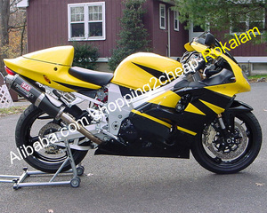 รถจักรยานยนต์ Fairings สำหรับ <span class=keywords><strong>Suzuki</strong></span> TL1000R TL1000 R TL <span class=keywords><strong>1000R</strong></span> TL-<span class=keywords><strong>1000R</strong></span> 1998 99 00 01 02 2003 สีเหลืองสีดำ Fairing ชุด - Product Image 1