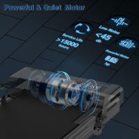 Equipo de gimnasio profesional, cinta de correr plegable eléctrica, almohadilla para caminar inteligente, Mini cinta de correr de escritorio para uso doméstico