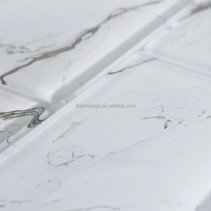 Piastrelle per pareti piastrelle per pavimenti in mosaico di pietra mix di vetro marrone Mica per cucina bagno Backsplash - Product Image 4