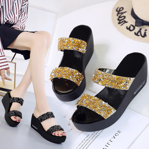 Summer New Design Slope Heeled <b>Shoes</b> for Women Comfortable Wearing Spring High End Casual Sandals - Product Image 2