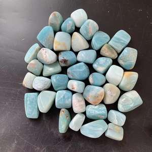 Ghiaia burattata <span class=keywords><strong>amazzonite</strong></span> <span class=keywords><strong>verde</strong></span> sfusa di alta qualità all'ingrosso di 2-4cm per la decorazione - Product Image 2