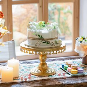 Support à gâteau jetable stable en fer à une seule couche, mariage, hôtel, <span class=keywords><strong>café</strong></span>, goûter, anniversaire, banquets, outils pour gâteaux - Product Image 1