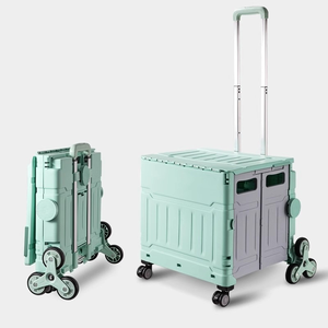 Carrito de Compras Plegable con Ruedas, Bolsa de Transporte Plegable - Product Image 1