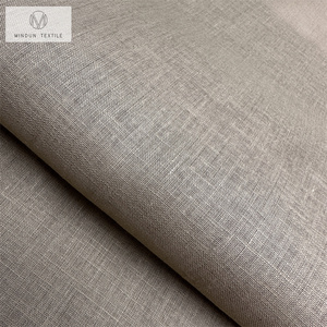 Mindun couleur unie imprimé respectueux de la peau en gros été respirant en gros coton <span class=keywords><strong>lin</strong></span> mélange tissu par la cour pour soutien-gorge - Product Image 5