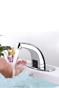 Robinet intelligent à capteur <span class=keywords><strong>infrarouge</strong></span> automatique avec noyau en céramique et poignée unique en laiton, design moderne pour salle de bain - Product Image 4