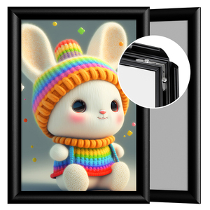 Cydisplay A3 Hợp kim nhôm màu đen 30mm Snap khung ảnh 30x40 dọc thay đổi nhanh khung Áp phích cho chương trình khuyến mãi trong nhà - Product Image 1