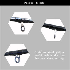 <span class=keywords><strong>Canne</strong></span> à pêche à la <span class=keywords><strong>mouche</strong></span> souple à action rapide en carbone pour eau douce avec porte-moulinet pour ruisseau, rivière, lac - Product Image 3