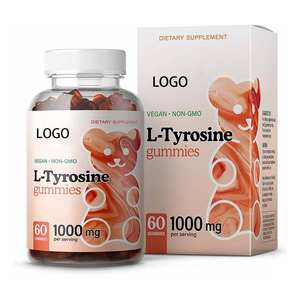 Gomas Orgânicas Veganas de L-Tysorine de Marca Própria para Energia Cerebral e Suporte ao Humor em Adultos - Não Recomendado para Gestantes - Product Image 1