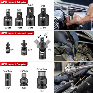 18-Piece Drive Tool Accessory <strong>Socket</strong> <strong>Set</strong> Includes <strong>Socket</strong> Extension Bar <strong>1</strong>/4&quot; 3/8&quot; <strong>1</strong>/<strong>2</strong>&quot; Drive <strong>Impact</strong> Extension <strong>Set</strong> - Product Image 6
