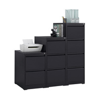 Archivador moderno de acero de 3 cajones YOUBAI con diseño plegable para uso escolar y hotelero ALMACENAMIENTO DE OFICINA COMERCIAL