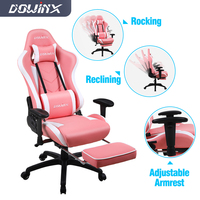 Chaise de jeu de course réglable en cuir de qualité supérieure au design le plus récent