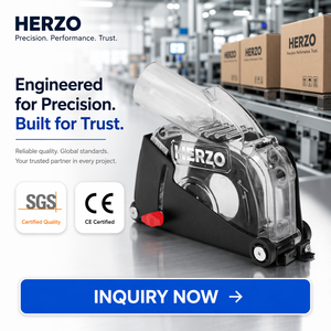 HERZO Universal 5 Inch <span class=keywords><strong>Angle</strong></span> <span class=keywords><strong>Grinder</strong></span> Cutting Dust Shroud Plastik+Logam Aksesoris Perkakas Listrik 16 Pcs/kotak - Product Image 6