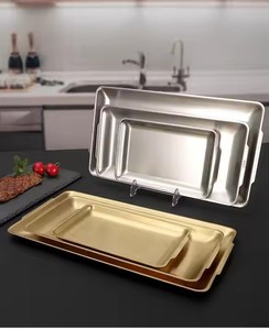 Bandeja pequeña de acero inoxidable para <span class=keywords><strong>restaurante</strong></span> Platos para servir Estilo <span class=keywords><strong>coreano</strong></span> Acero inoxidable 304 Platos Bandeja para servir Fabricantes - Product Image 2