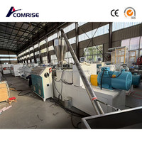 Machine de poinçonnage de tuyaux en PVC de 12 m à 2 pouces à haute productivité, à commande automatique par PLC, à moteur et à roulement