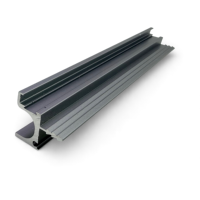 Poignée de placard moderne en alliage d'aluminium pour armoire, commode, penderie - Design dissimulé à barre longue, durable et écologique, OEM
