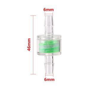 Filtre à eau en ligne pour <span class=keywords><strong>aquarium</strong></span> de 6 mm, <span class=keywords><strong>mini</strong></span> filtre en plastique transparent pour tuyau de réservoir de poissons, pour pompe à <span class=keywords><strong>air</strong></span>, purification de l'eau - Product Image 2