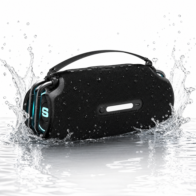 Factory Direct OEM IP66 Waterproof 30W Portable Speaker with Handle Type-C Fast Charging for Outdoor