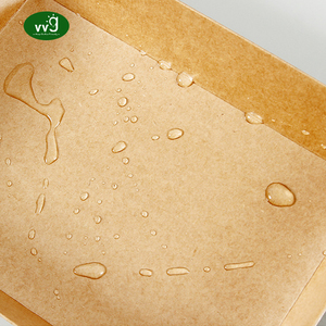 Vvg bán buôn Takeaway Sushi bao bì hộp tùy chỉnh dùng một lần đưa ra Nâu Kraft Giấy Bánh bánh hộp với nắp rõ ràng - Product Image 4
