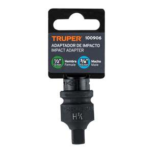 Truper AI-5254 impatto adattatore 1/2 \ "(H) X 3/8 \" (M) - Product Image 1