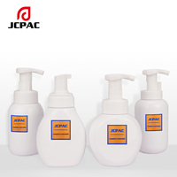 Bouteille cosmétique en plastique PET 300ml 350ml Conception unique de différents styles de bouteilles à pompe à mousse